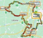 110  Trasa poutě - 73 km